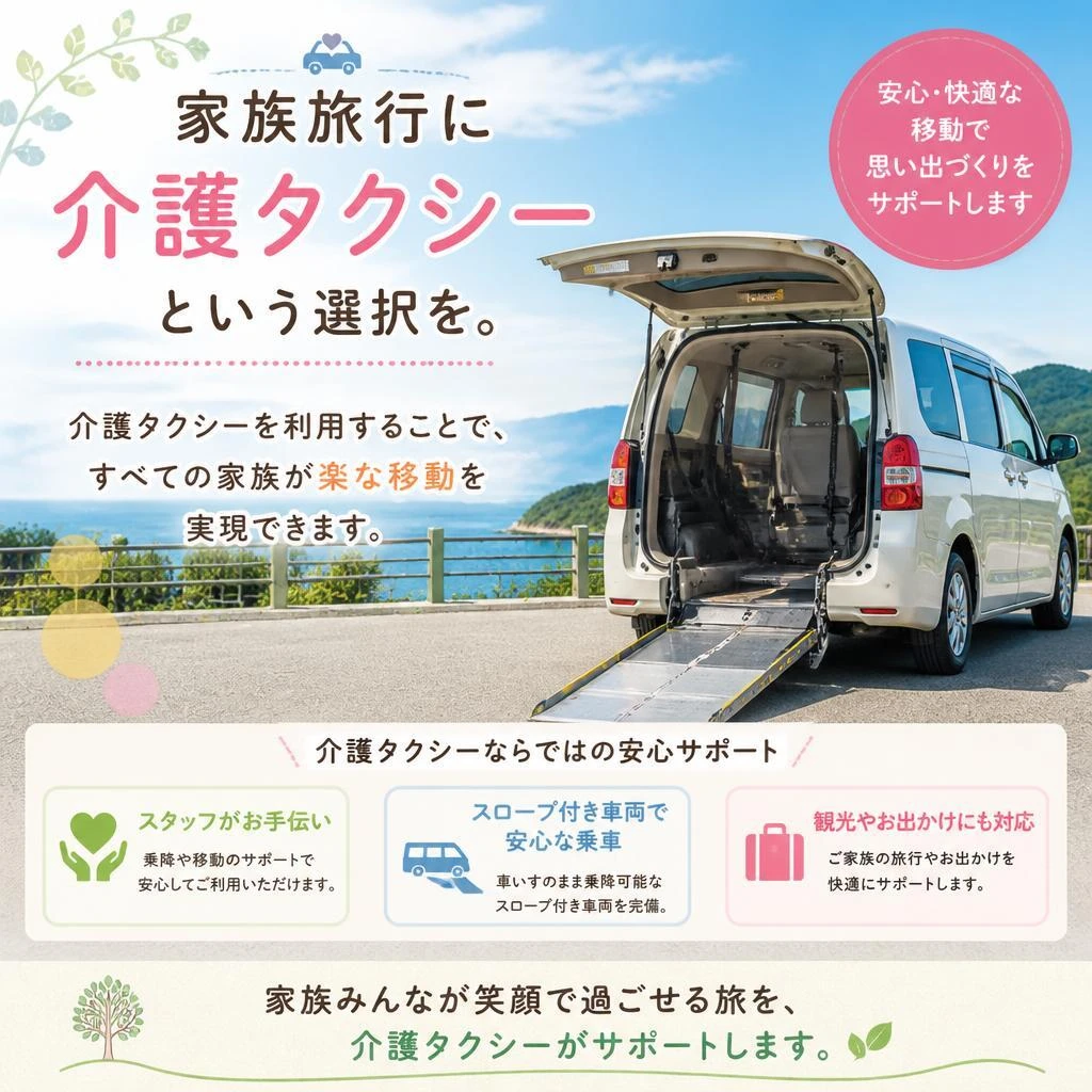 家族旅行も安心して楽しむ