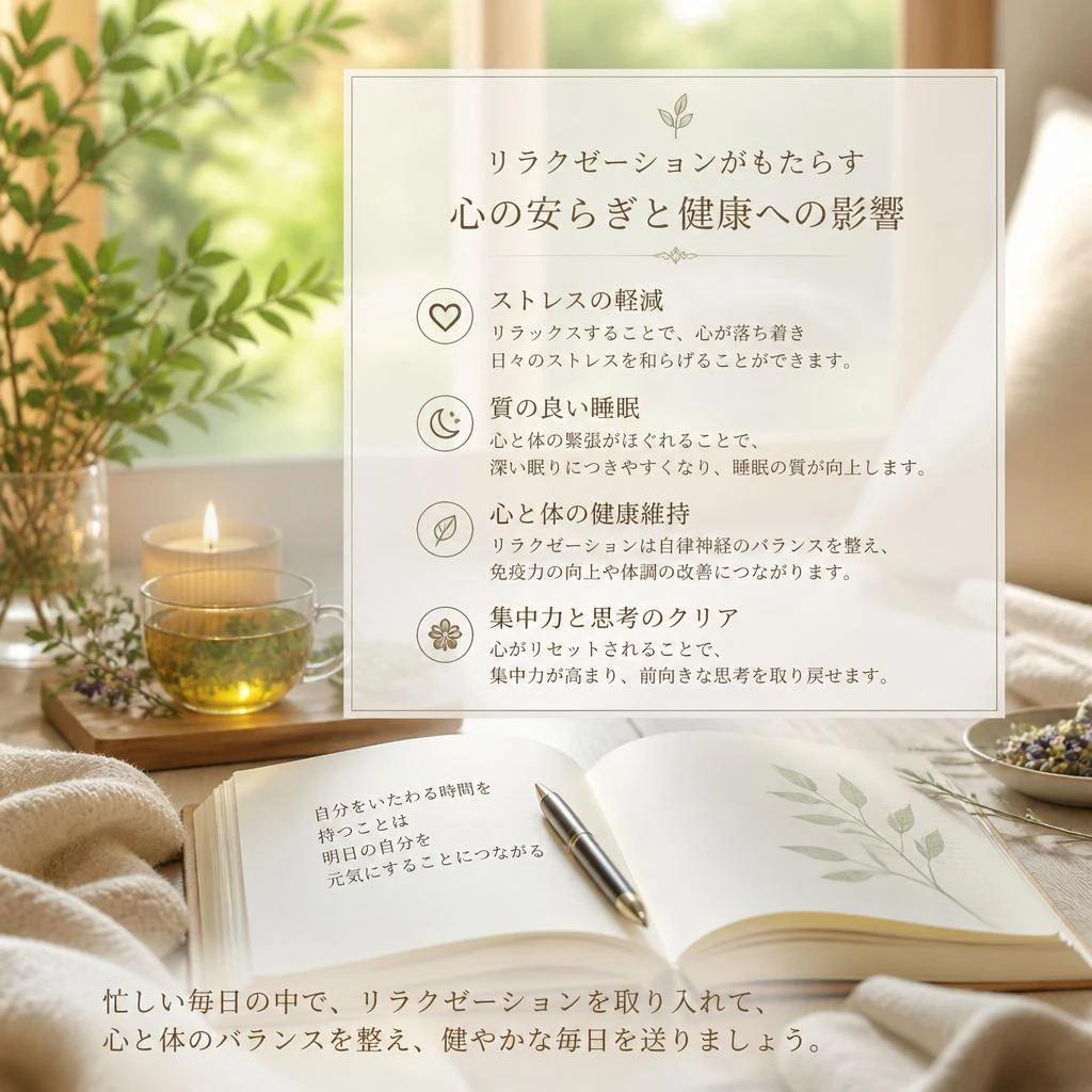 リラクゼーションの重要性