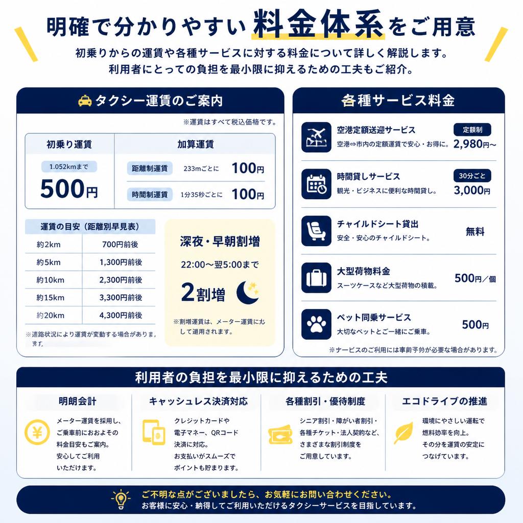 料金体系について