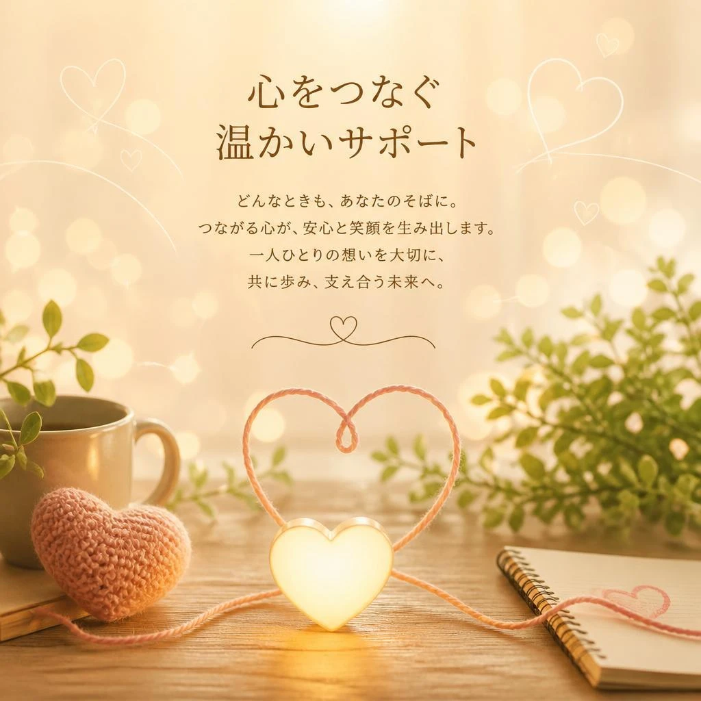 心をつなぐ温かいサポートを
