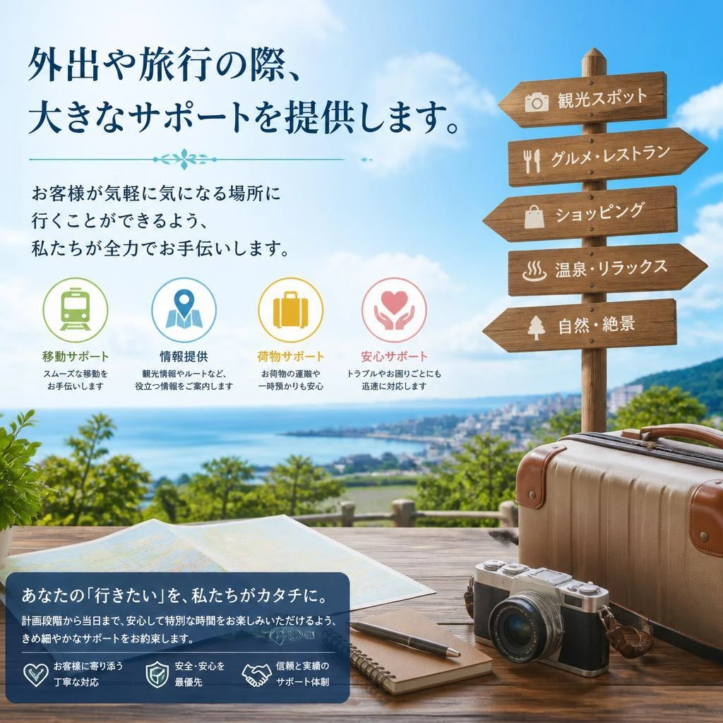 旅行をもっと楽しく、快適に